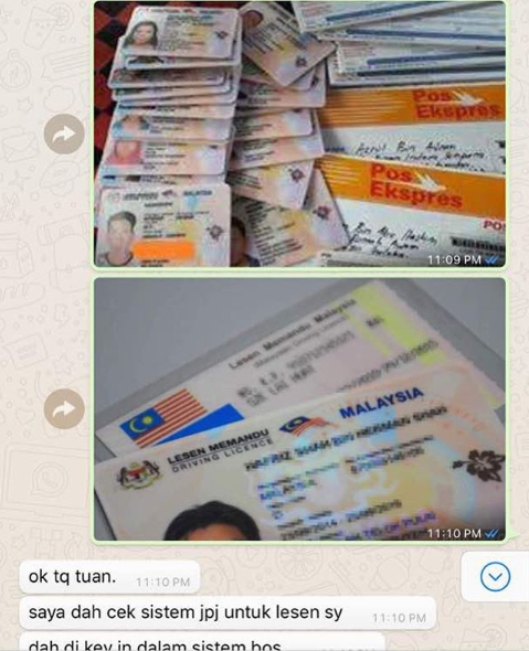 Syndicate Exposed for Openly Selling 'Duit Kopi' Driving Licenses Online - WORLD OF BUZZ 3