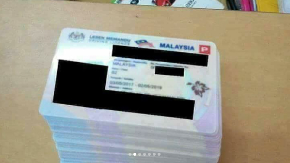 Syndicate Exposed for Openly Selling 'Duit Kopi' Driving Licenses Online - WORLD OF BUZZ