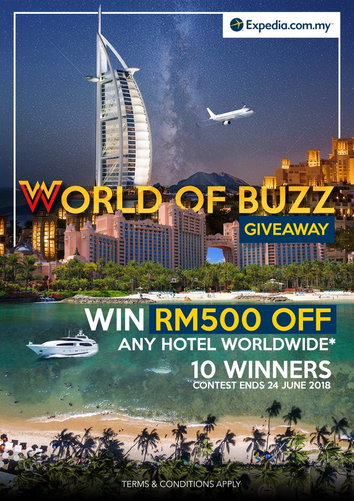[TEST] In Need of a Vacay? Here's How You Can Win RM500 Off Hotels WORLDWIDE! - WORLD OF BUZZ
