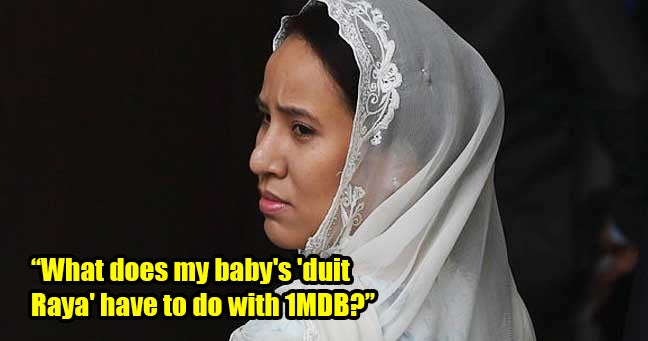 Najib's Daughter Lashes Out at New Govt for Freezing Her Baby's Bank Account - WORLD OF BUZZ