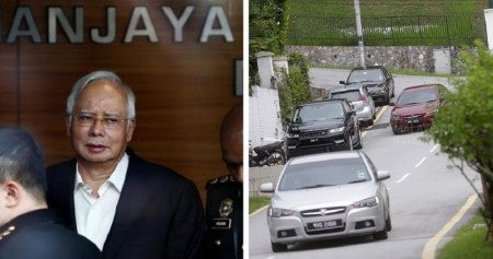 breaking najib was just arrested at his private residence world of buzz 2 1 1 e1532313959905