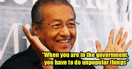 Dr M Says He Cant Always Be Popular As The Mahthir Factor Wont Last Forever World Of Buzz E1532072730747