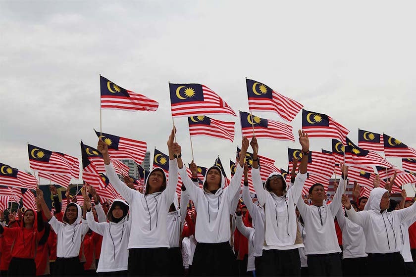 malaysia merdeka flag 28092014