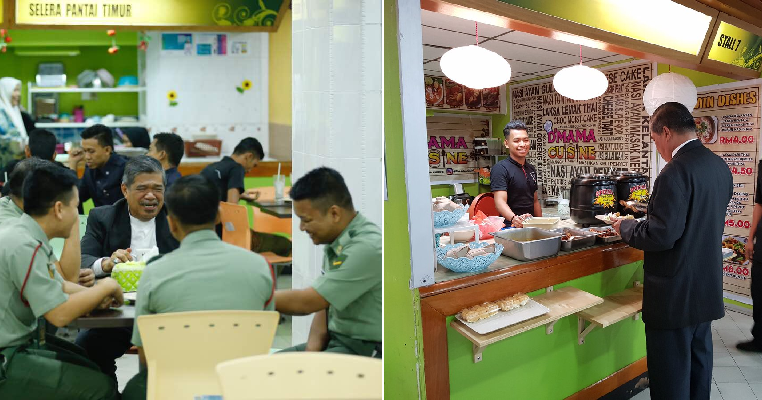 Mat Sabu Spotted Chilling And Eating With Army Staff In Mindef's Cafeteria - World Of Buzz