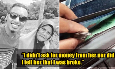 Mother Left With Rm20 Secretly Puts Rm9 And Some Coins Into Poor Son'S Wallet Before He Goes To Work - World Of Buzz