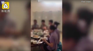 “The urinal is so clean you can eat from it.” Chinese Employees Eat Off Urinal To Prove It's Cleanliness - WORLD OF BUZZ 1