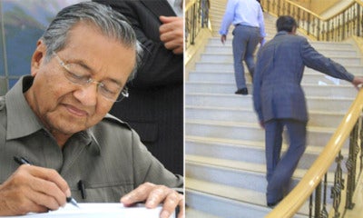 Tun M: &Quot;I Make It A Habit To Not Use The Lift, I Prefer Climbing The Stairs&Quot; - World Of Buzz