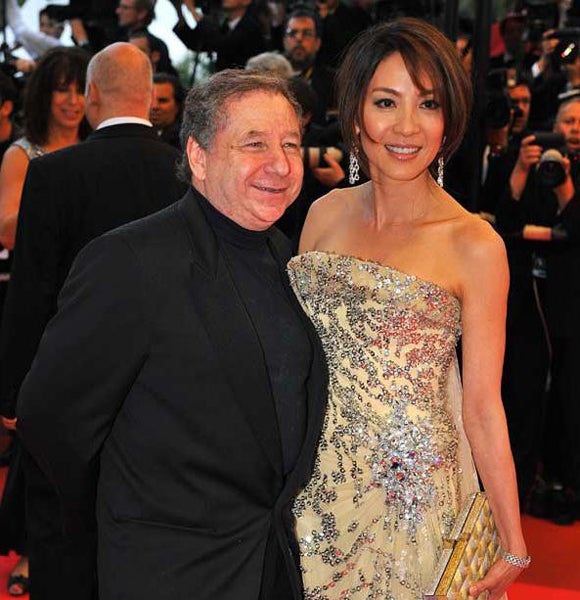 Michelle Yeoh with husband Jean Todt