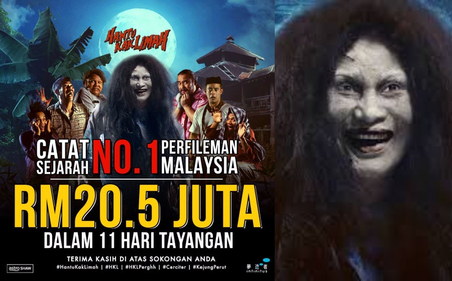 'Hantu Kak Limah' Just Became Malaysia's Highest Grossing Film, Earning RM20.5Mil in 11 Days! - WORLD OF BUZZ