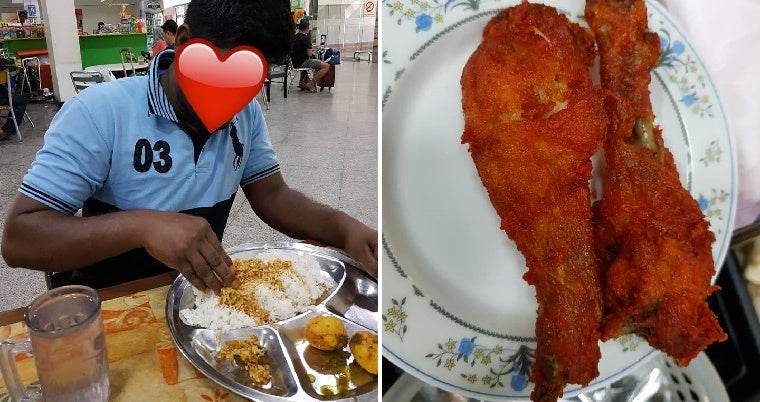 Kind M'sian Buys Fried Chicken for Foreign Worker Who Couldn't Afford a Good Meal - WORLD OF BUZZ 3
