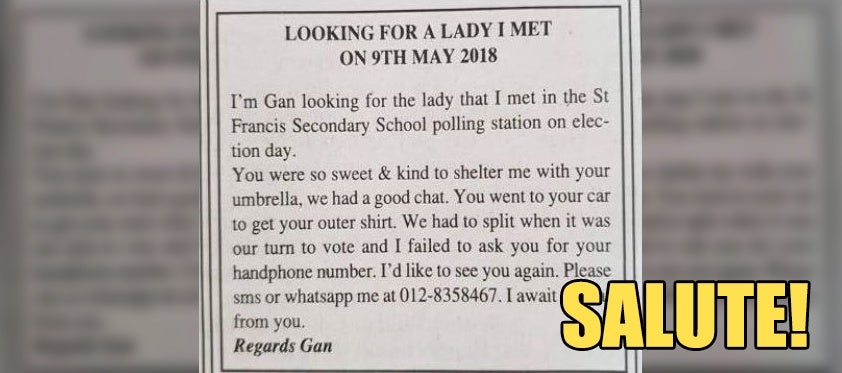Man Is Looking For A Mysterious Lady He Met During The 14Th General Election - World Of Buzz 1