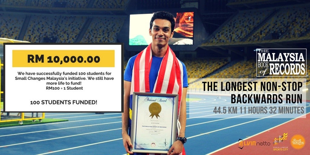 Meet Alvin Netto, The Malaysia Who Ran Backwards to Raise Fund For Charity - WORLD OF BUZZ 8