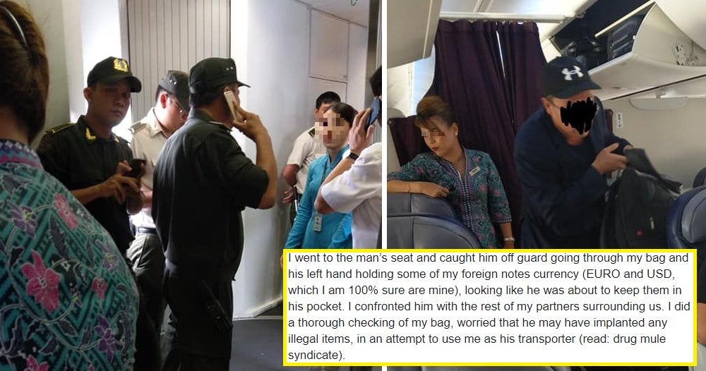 M'Sian Catches Thief Red-Handed Stealing His Luggage On Plane, Warns People About Syndicate - World Of Buzz 1