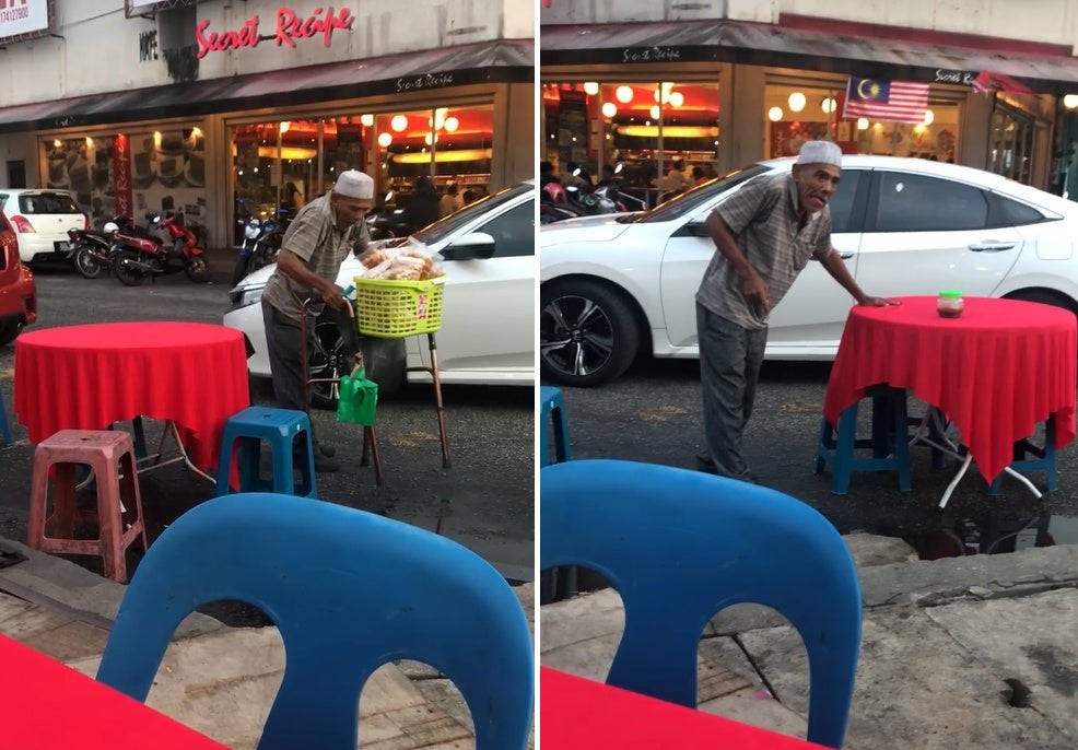 This Elderly Man is Forced to Work by Selling Keropok on Streets by Own Kid - WORLD OF BUZZ