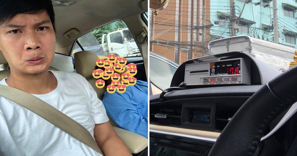 Tired Taxi Driver Asks Passenger To Drive While He Takes A Nap - World Of Buzz 1