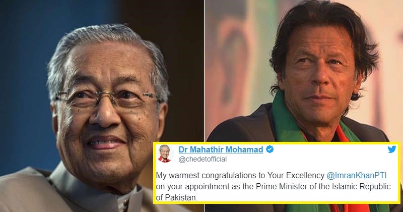Tun M Congratulates New Pakistan Pm Who Supported Ph'S Fight For Corruption Pre-Ge14 - World Of Buzz