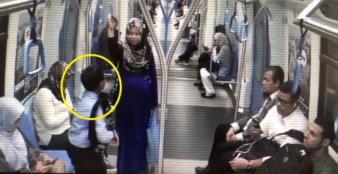 Watch How This M'Sian Kid Gives Up His Seat To Pregnant Woman While Adults Buat Tak Tau - World Of Buzz