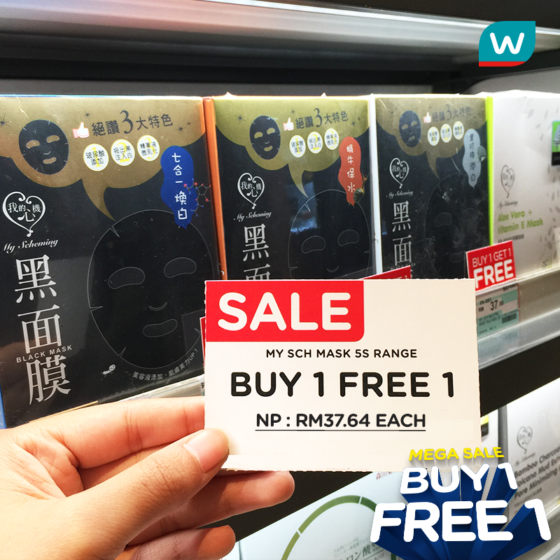 Watsons Malaysia is Having A Buy 1 Free 1 Mega Sale for The Whole Month of August! - WORLD OF BUZZ