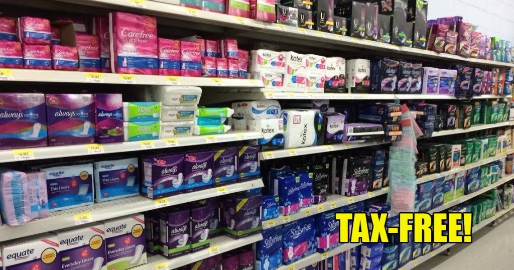 all menstrual products sold in malaysia will now be officially tax free world of buzz
