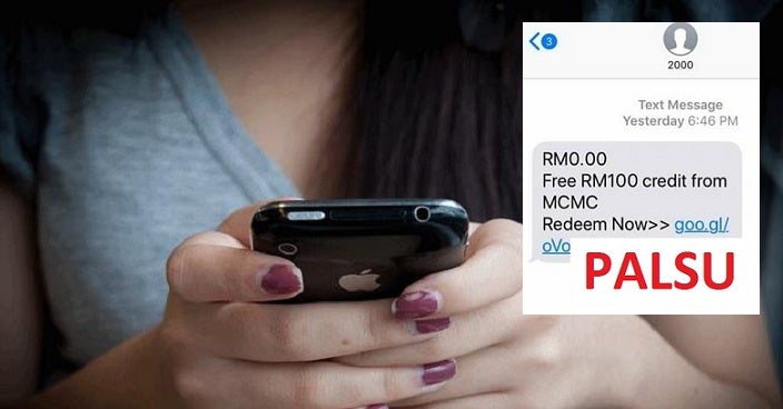 Beware Of This Mcmc Sms Scam That Offers Rm100 Credit - World Of Buzz 4