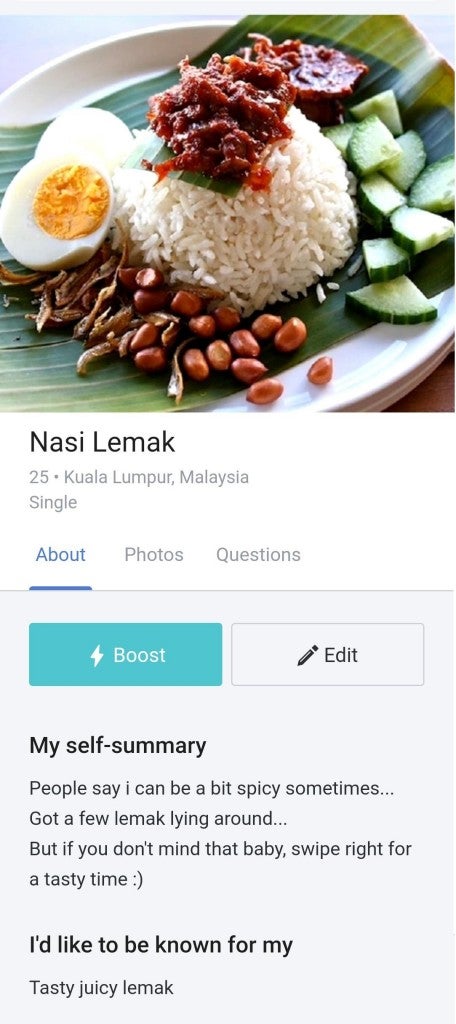 How Easy is it to be Matched on Dating Apps? We Created a Fake Nasi Lemak Profile to Find Out - WORLD OF BUZZ 4