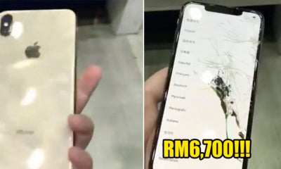 Man Buys The First Iphone Xs Max In Taiwan Before Official Launch, Accidentally Dropped It - World Of Buzz