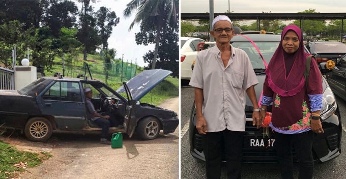M'Sian Father'S Old Saga Keeps Breaking Down, 9 Siblings Chip In To Buy Him A New Car - World Of Buzz