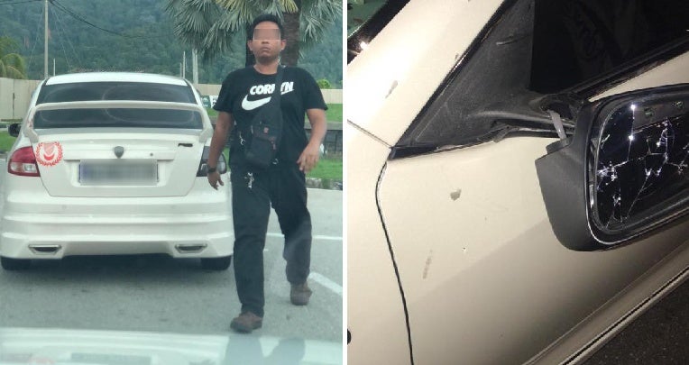 Msian Lady Shares How Road Bully Damaged Her Car And Snatched Her Phone World Of Buzz 5 1