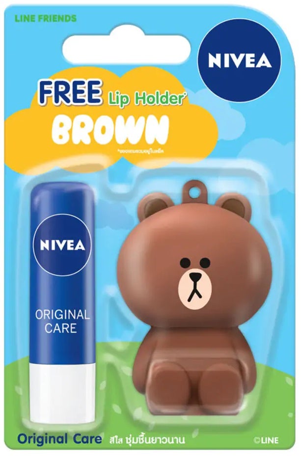 M'sians Are Excited Over These FREE LINE Friends Holder that Comes With the Nivea Lip Balm - WORLD OF BUZZ 1