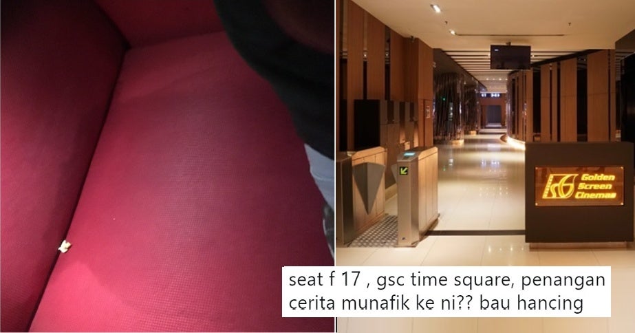 Someone Got So Scared Watching A Movie In Berjaya Times Square, They Peed On The Seat! - World Of Buzz