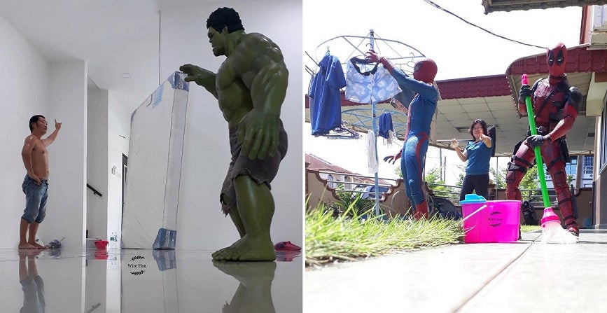 This M'sian Toy-Collector Gets His Superheroes To Do His Household Chores - WORLD OF BUZZ 11