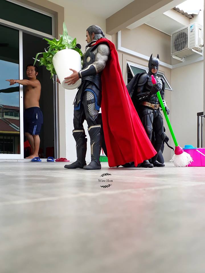 This M'sian Toy-Collector Gets His Superheroes To Do His Household Chores - WORLD OF BUZZ 8