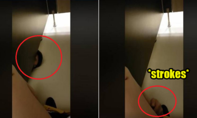 [Watch] Creepy Peeping Tom Pokes Head Into Toilet Cubicle To Stroke Pooping Man'S Leg - World Of Buzz 1
