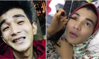 Watch: Man Faced His Fear Of Mascara By Volunteering As Wife'S Make Up Subject - World Of Buzz 1