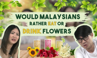 Would Malaysians Rather Eat Or Drink Flowers? - World Of Buzz
