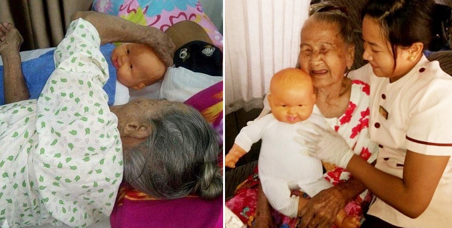 87 year old woman requests to bring along baby doll when sent to old folks home by family world of buzz 2