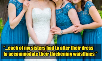 Bride Secretly Fattens Up Her Bridesmaids Before Wedding So She Can Get All The Attention - World Of Buzz