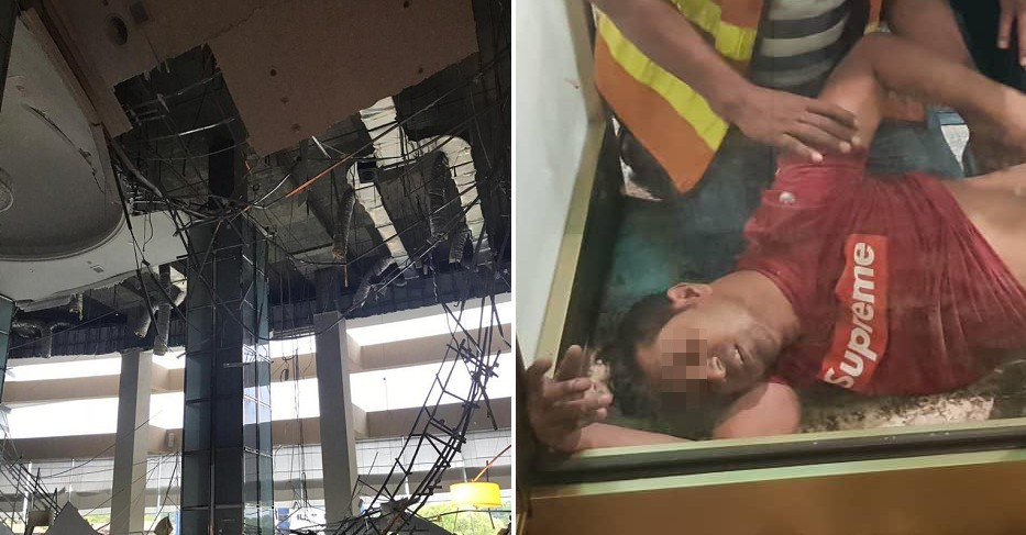 Foreign Worker Falls 12 Metres &Amp; Suffers Head Injuries After Ceiling Of Hilton Kl Collapses - World Of Buzz 14