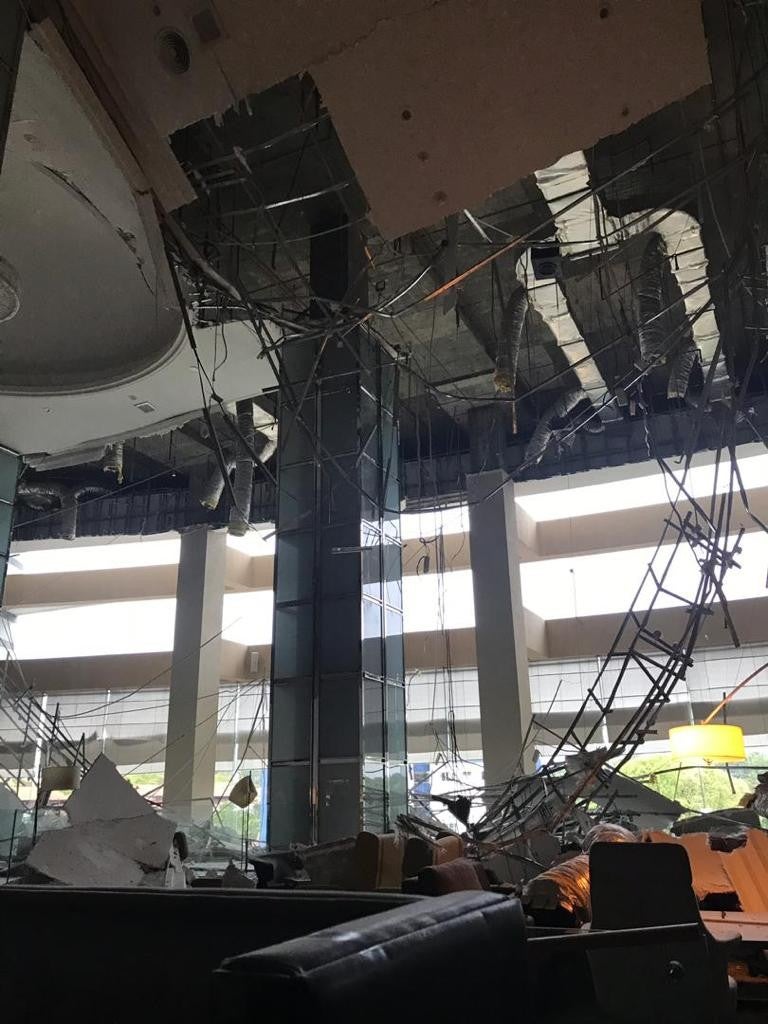 Foreign Worker Falls 12 Metres &Amp; Suffers Head Injuries After Ceiling Of Hilton Kl Collapses - World Of Buzz 4