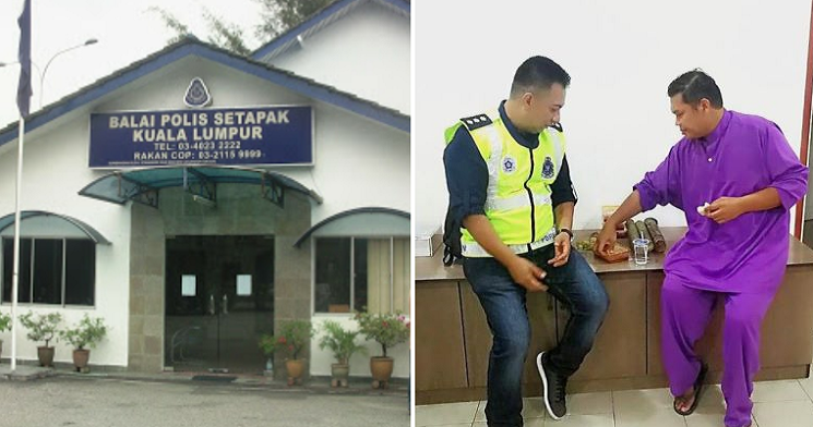 Kind Setapak Police Chief Helps Homeless Man Who Sought For Shelter During Hari Raya World Of Buzz 4