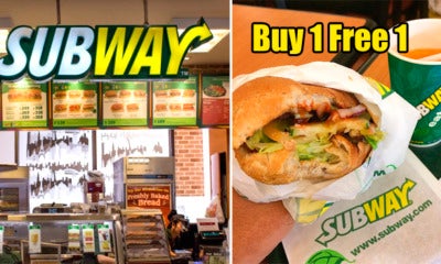 Malaysians Can Enjoy Buy-One-Free-One Promotion At Subway On 1 November - World Of Buzz