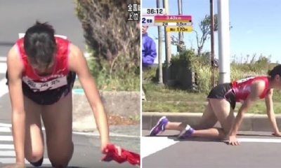 Marathon Runner Shows Great Sportsmanship By Crawling To Finish Line Even With A Fractured Leg - World Of Buzz 3