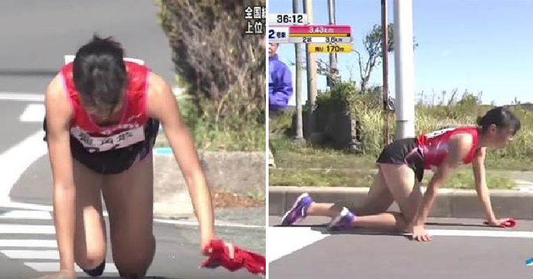 Marathon Runner Shows Great Sportsmanship By Crawling to Finish Line Even With a Fractured Leg - WORLD OF BUZZ 3