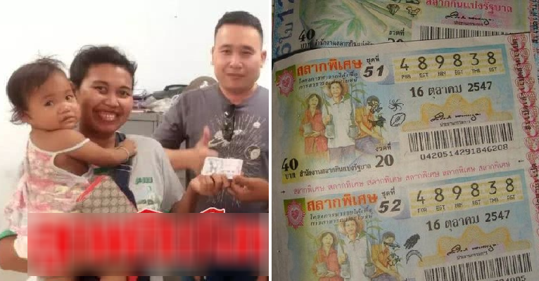 Mother Buys Lottery Ticket That Infant Daughter Grabbed, Ends Up Winning Over Rm760K - World Of Buzz 1