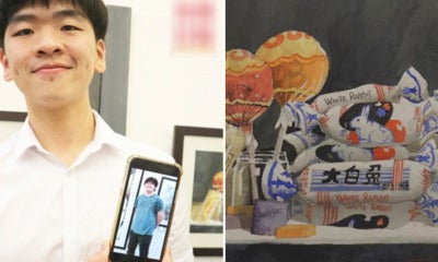 M'Sian Artist Channels His Love For Food Into Paintings, Successfully Loses 30Kg - World Of Buzz 1