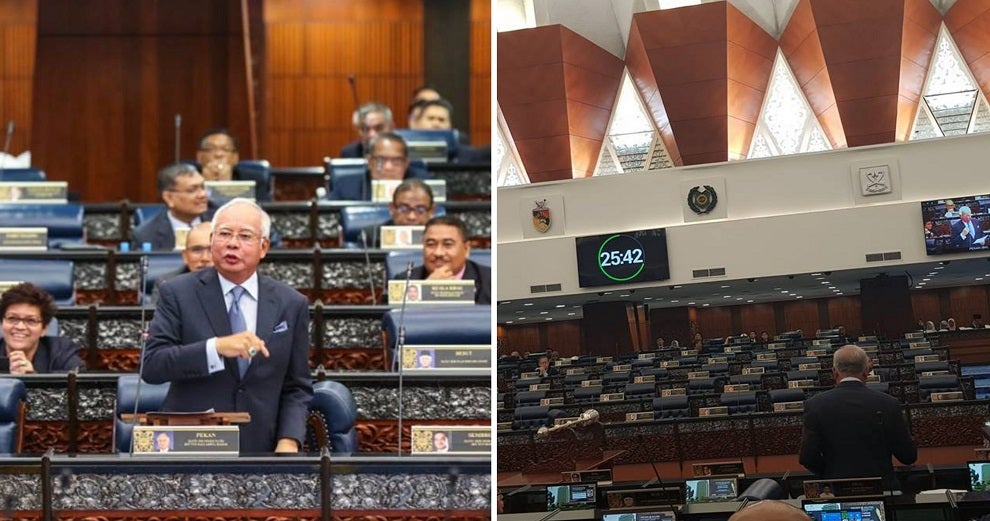 "Next Time I'll Just Write A Facebook Post," Najib Says After Addressing Empty Parliament - WORLD OF BUZZ 1