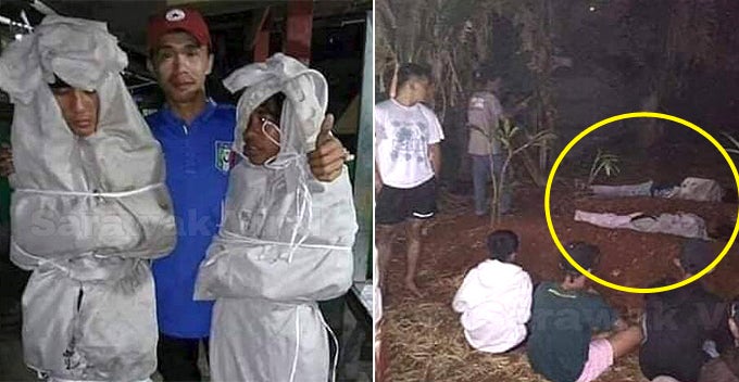 Teenagers Dress Up As Pocong To Scare Villagers, End Up Sleeping In Cemetery After Kena Kantoi - World Of Buzz