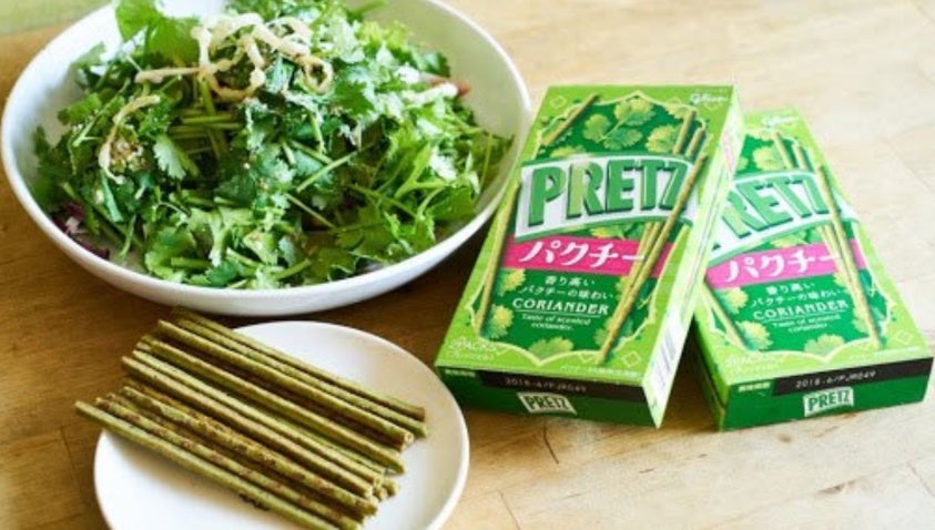 There'S A Coriander Flavoured Pretz And Netizens Don'T Know How To Feel - World Of Buzz 1