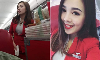 These Candid Photos Of Airasia Flight Attendant Has Netizens' Hearts Taking Flight - World Of Buzz 9
