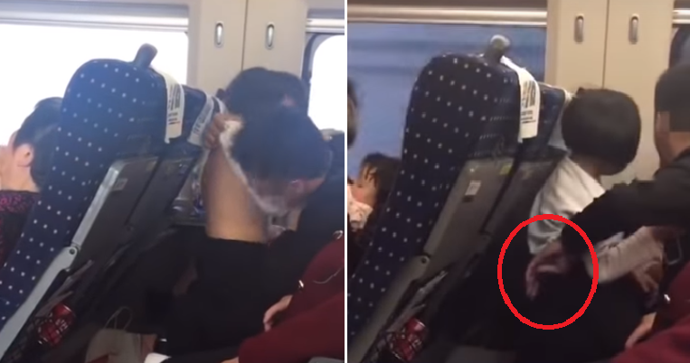 Train Passengers Shocked By Father Kissing And Inserting Hands In Young Daughter'S Pants - World Of Buzz 4